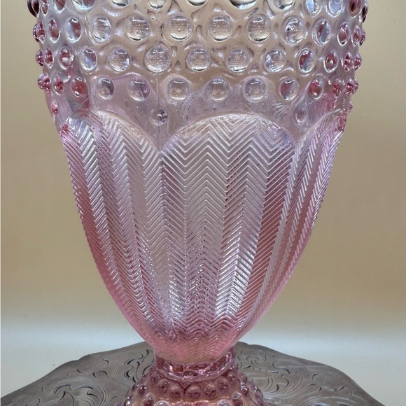 Gorham Other - Vintage Pink Glass goblet